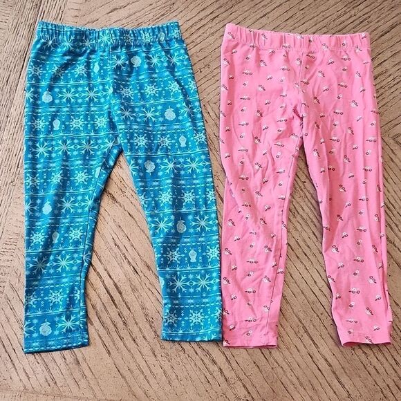 3T leggings Frozen and floral Leggings - Picture 1 of 10